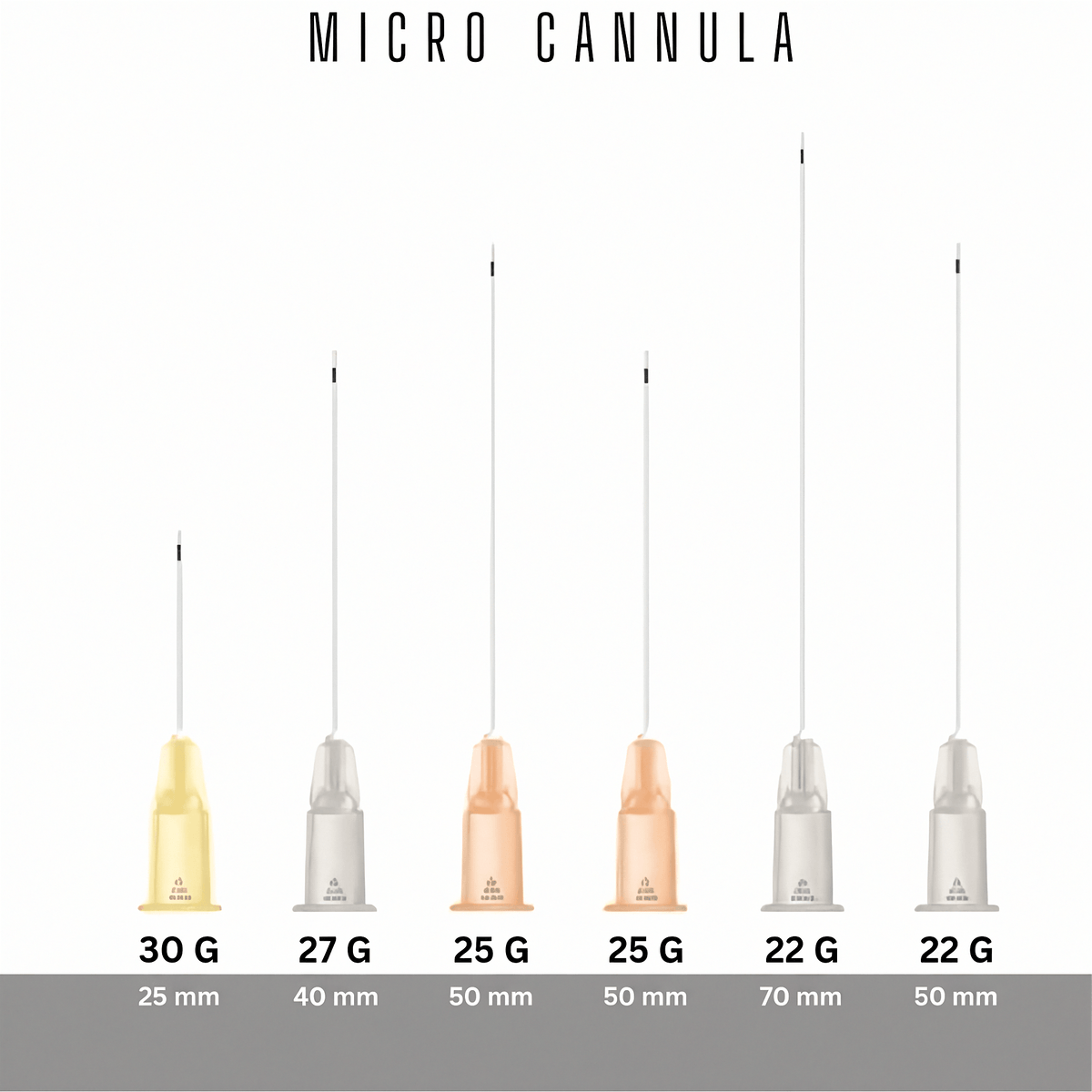 AESSOA Micro Kanülen - 20 Stück