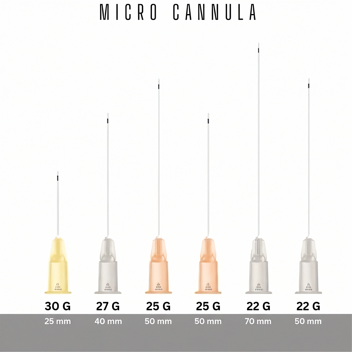 AESSOA Micro Kanülen - 20 Stück