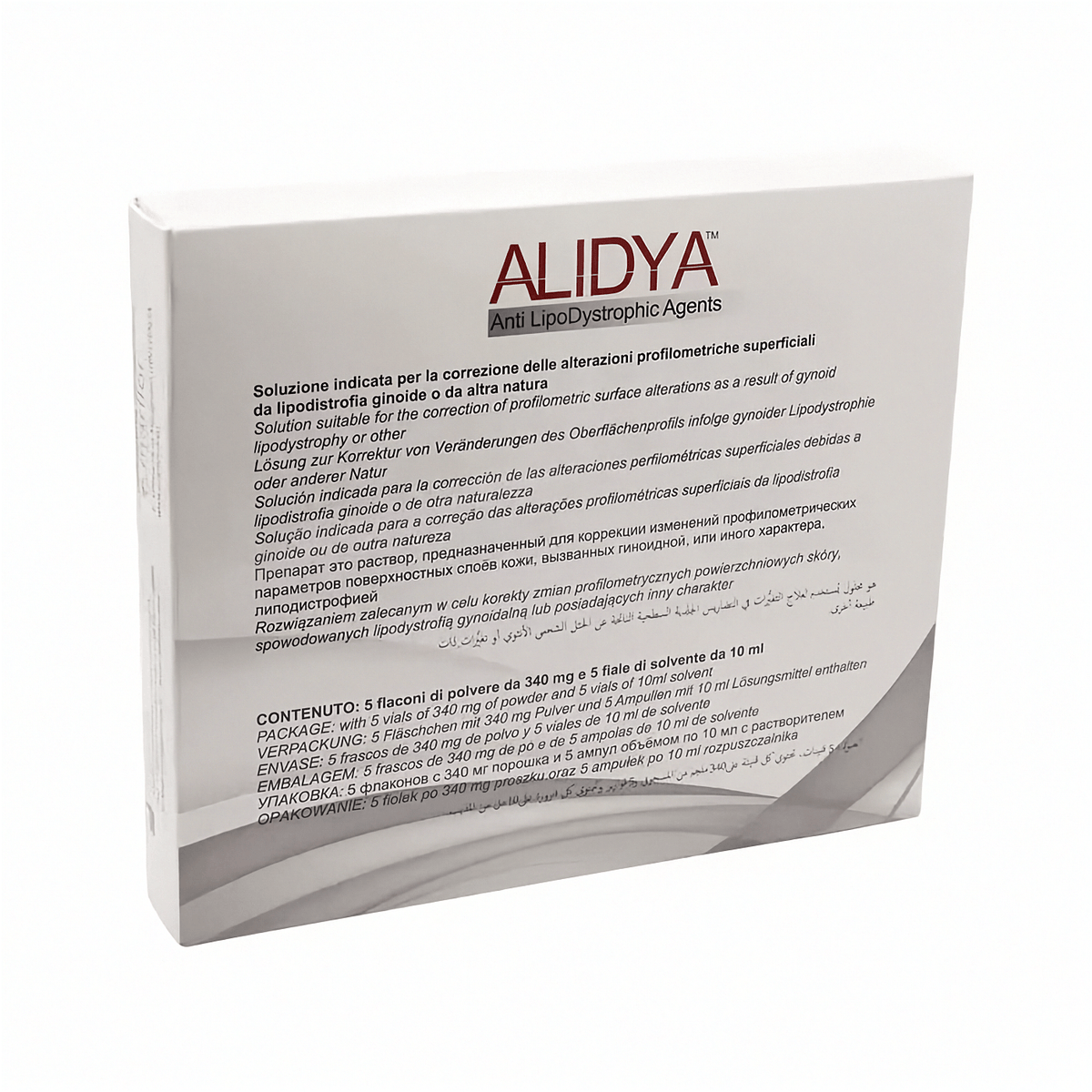 Alidya® Anti-Cellulite-Cocktail (5 x 10 ml) – Anti-Lipodystrophie-Injektion