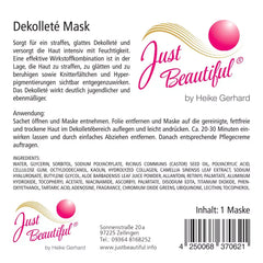 Just Beautiful Hydrogel Dekolletémaske – 1 Stück
