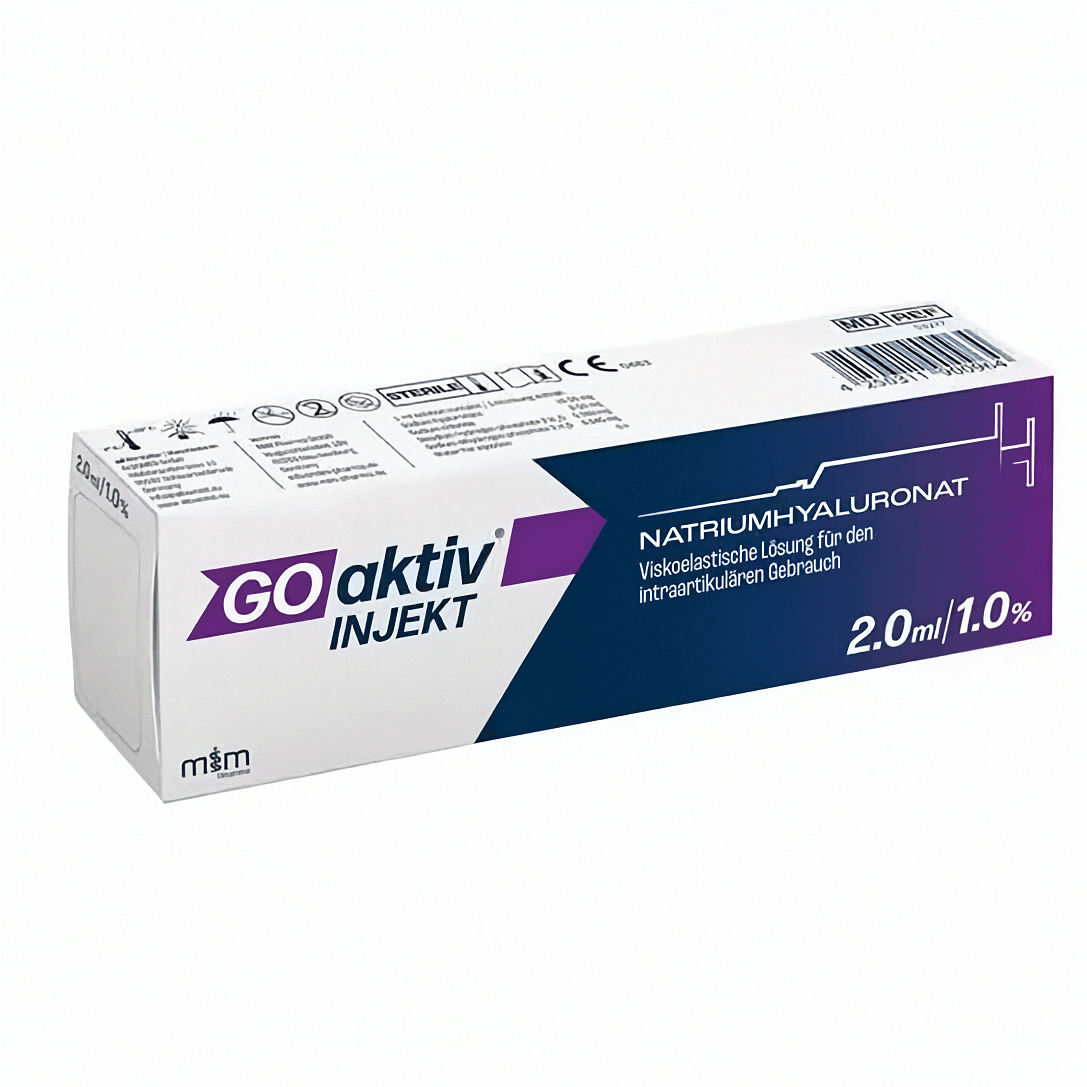 GOaktiv Injekt 2ml – Hyaluronsäure Fertigspritze Gelenkinjektionen Arthrose