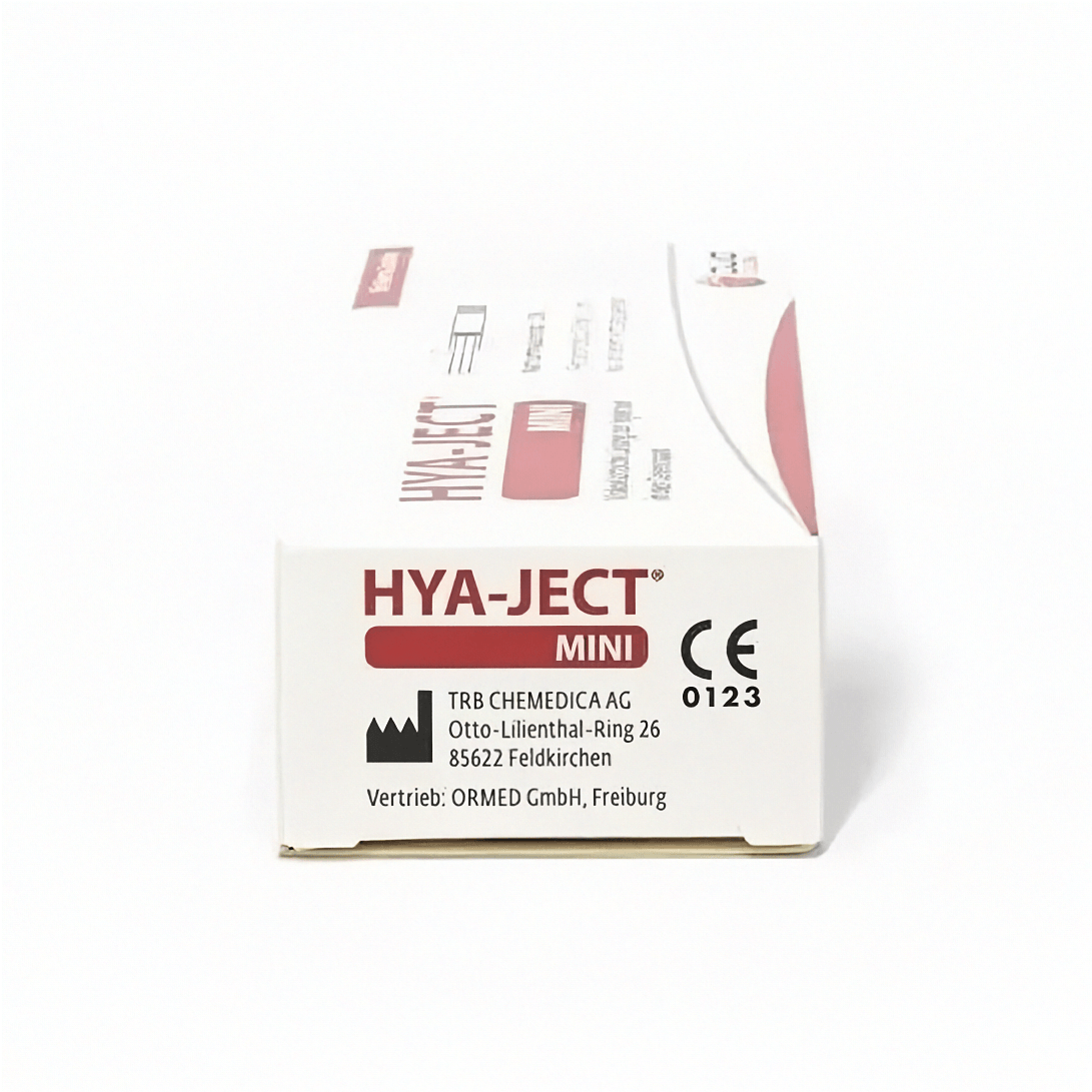 Hya-ject Mini Hyaluronsäure-Fertigspritze für kleine Gelenke, 10 mg/1 ml