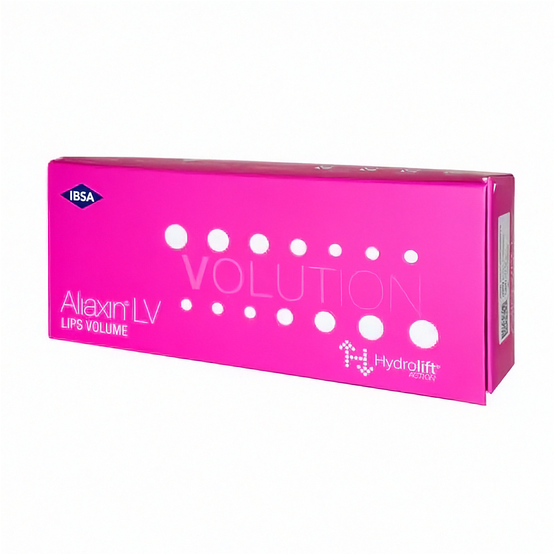 Aliaxin LV Dermalfiller, 2 x 1ml Flaschen, für Hautverjüngung und Faltenbehandlung, sichtbare Anwendung in der Verpackung