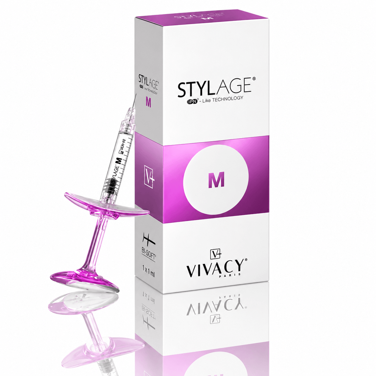 Stylage® M Bi-Soft ohne Lidocain - 2 x 1 ml