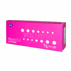 Dermalfiller Aliaxin LV von IBSA, 2 x 1 ml, glattert feine Linien und verleiht natürliche Hautstraffung, sichtbar in der Verpackung.