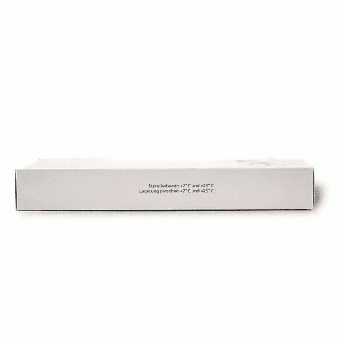Curavisc Gelenkspritze mit 20 mg in 2 ml Fertigspritze, zur Behandlung von Gelenkbeschwerden, in der Verpackung.