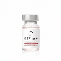 Fillmed NCTF 135HA Dermalfiller, 5x3ml Flaschen, glatte Haut und Feuchtigkeit, sichtbares Produkt im Bild