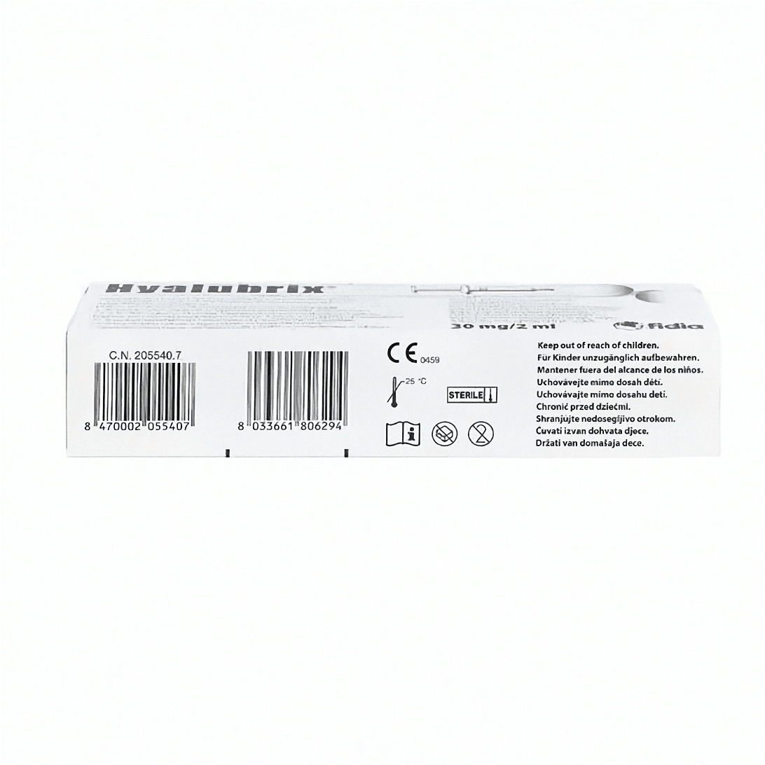 Hyalubrix Gelenkspritze mit 30mg/2ml, hyaluronsäure Injektion für Gelenkbehandlung, von Fidia Pharma GmbH