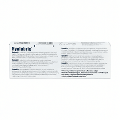 Hyalubrix Gelenkspritze mit 30mg/2ml, injiziert in das Kniegelenk, von Fidia Pharma GmbH, für Gelenkschmerzen