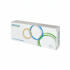 Orthovisc Gelenkspritze mit 30 mg/2 ml zum Schutz und zur Linderung von Gelenkschmerzen, von Plasmaconcept AG