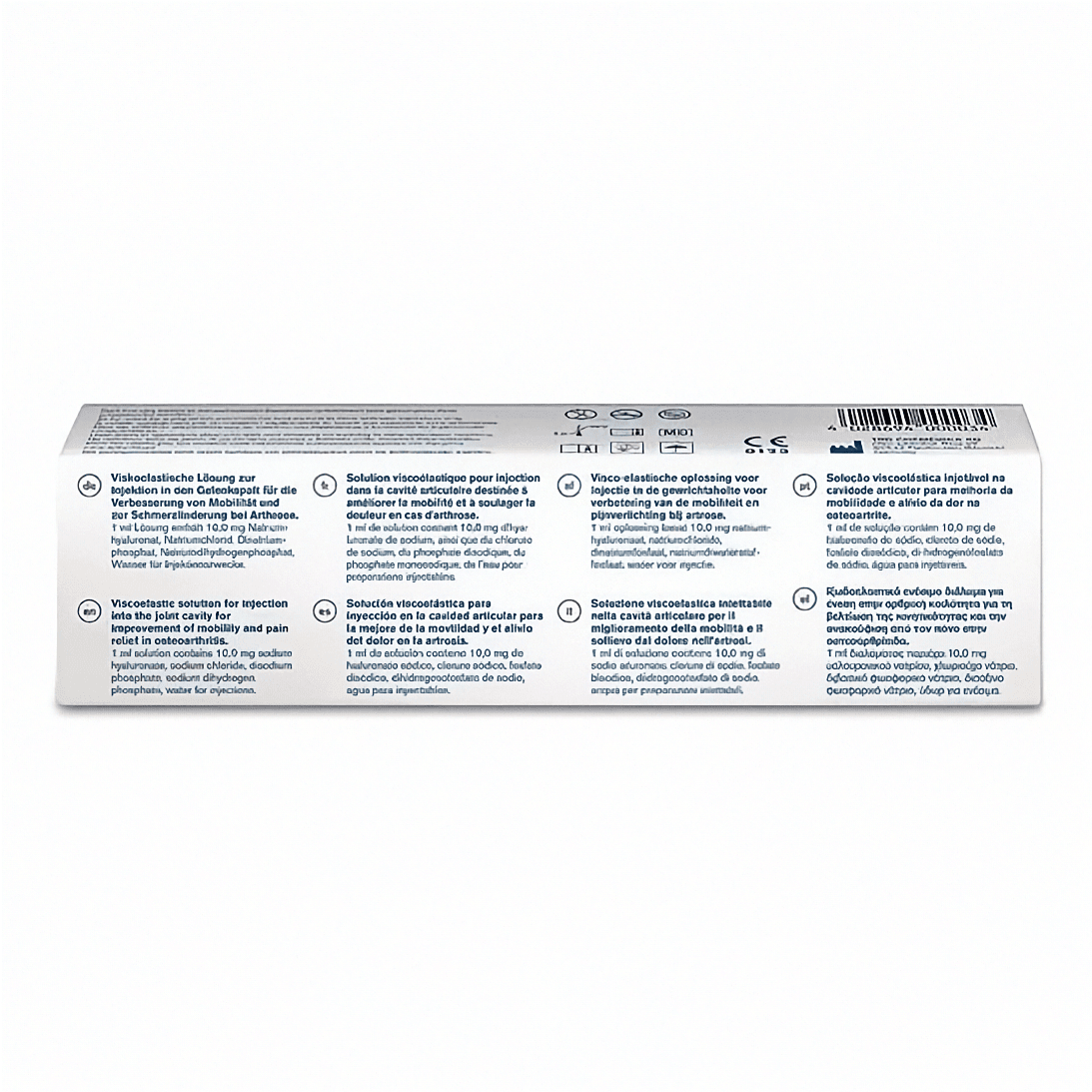 Gelenkspritze Ostenil 20mg/2ml von TRB Chemedica AG, injizierte Lösung für Gelenkbehandlung, in Spritze.