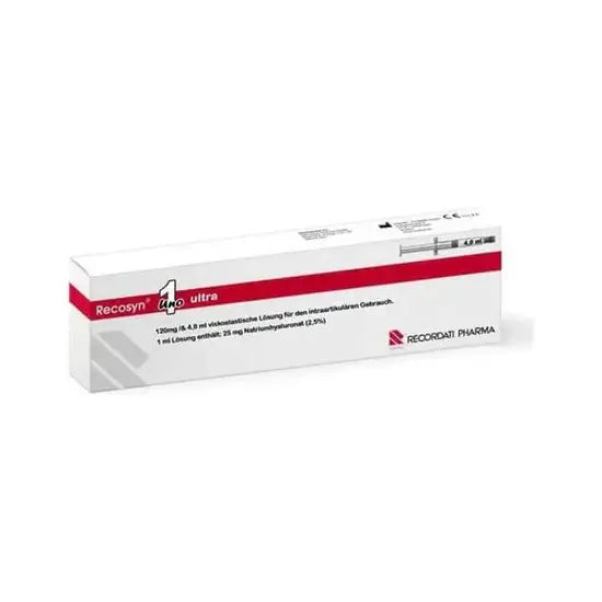 Recosyn Uno Ultra – Hyaluronsäure Einmalinjektion Gelenkspritze Arthrose jetzt kaufen
