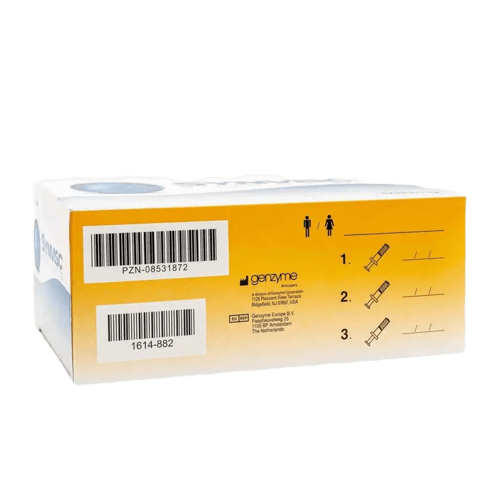 Synvisc Classic (3 x 2 ml) – Hyaluronsäure Gelenkspritze Arthrose - Novamedo
